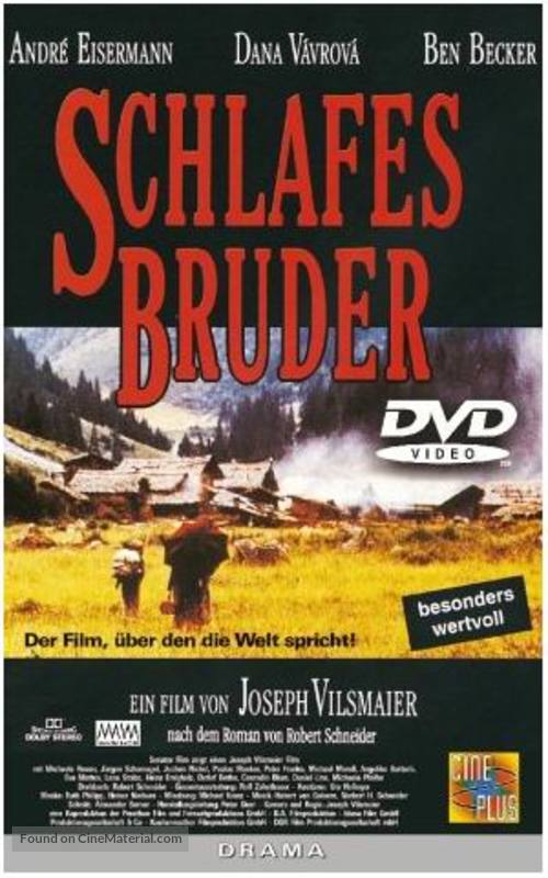 Schlafes Bruder - German DVD movie cover