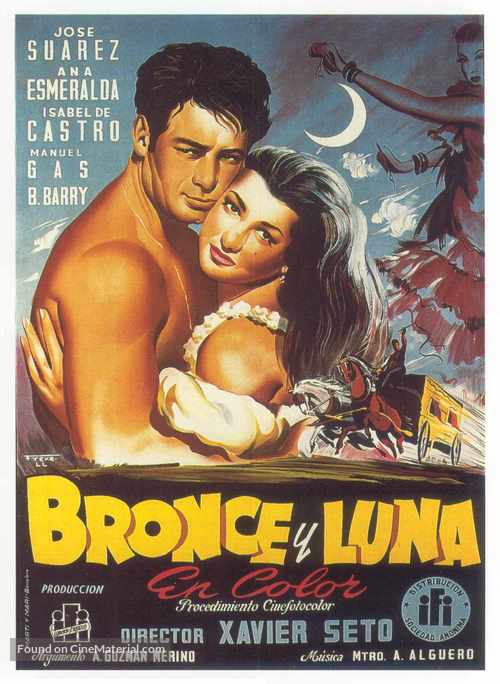 Bronce y luna - Spanish Movie Poster