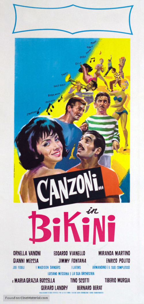 Canzoni in... bikini - Italian Movie Poster