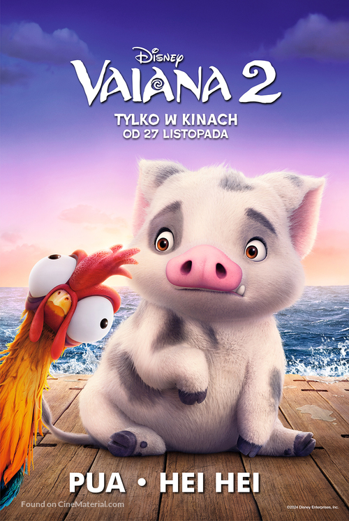 Moana 2 - Polish Movie Poster