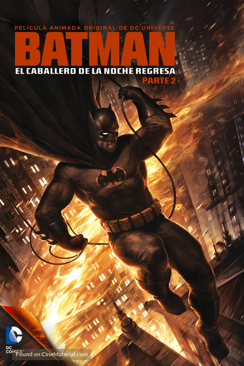 Batman: The Dark Knight Returns, Part 2 - Mexican DVD movie cover