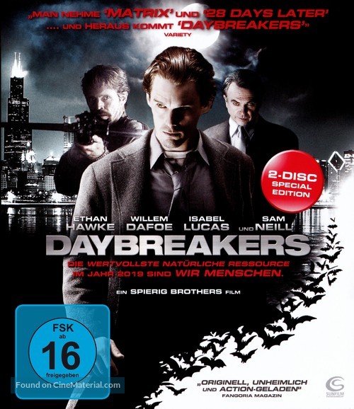 Daybreakers - German Blu-Ray movie cover