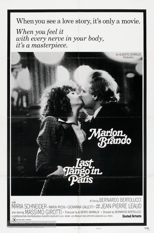 Ultimo tango a Parigi - Movie Poster