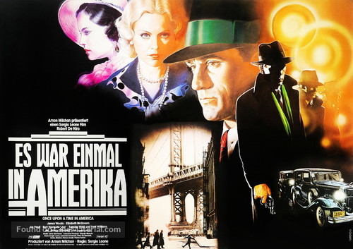 Once Upon a Time in America - German Movie Poster