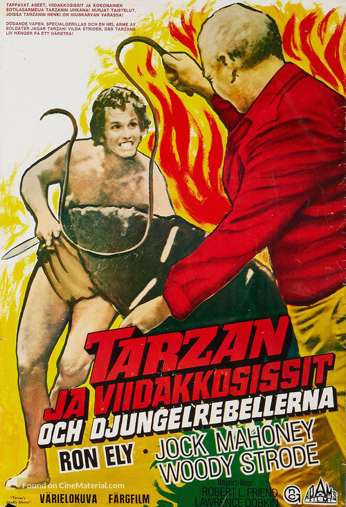 Tarzan&#039;s Deadly Silence - Swedish Movie Poster