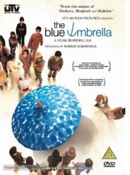 The Blue Umbrella - British DVD movie cover