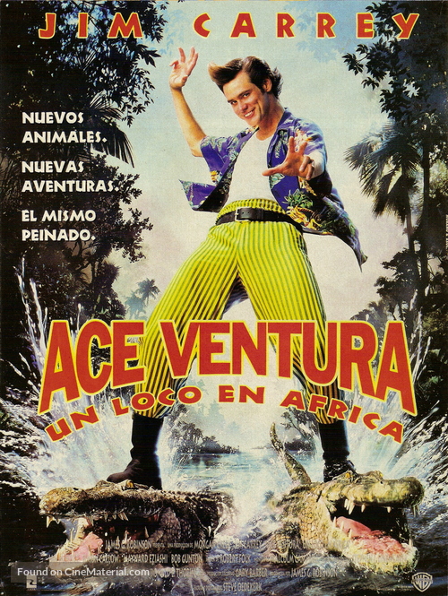 Ace Ventura: When Nature Calls - Argentinian Movie Poster