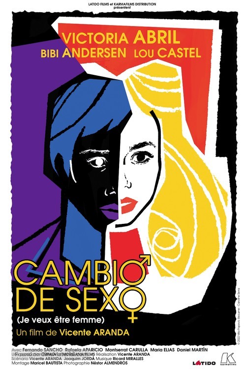 Cambio de sexo - French Re-release movie poster