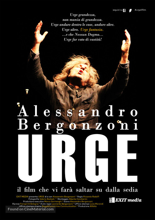 Alessandro Bergonzoni: Urge - Italian Movie Poster