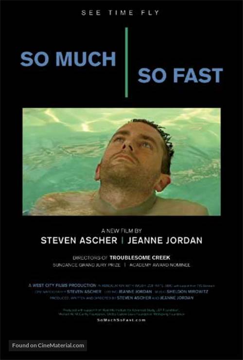 So Much So Fast - poster