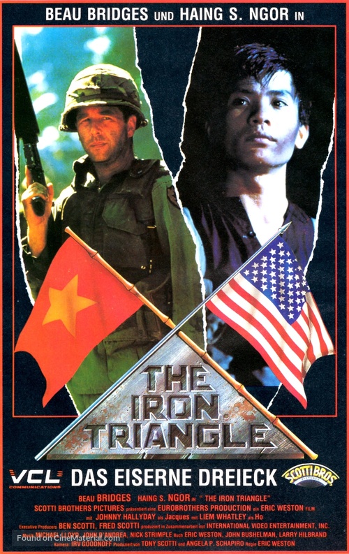 The Iron Triangle - German VHS movie cover