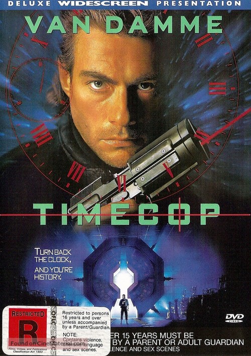 Timecop - New Zealand DVD movie cover