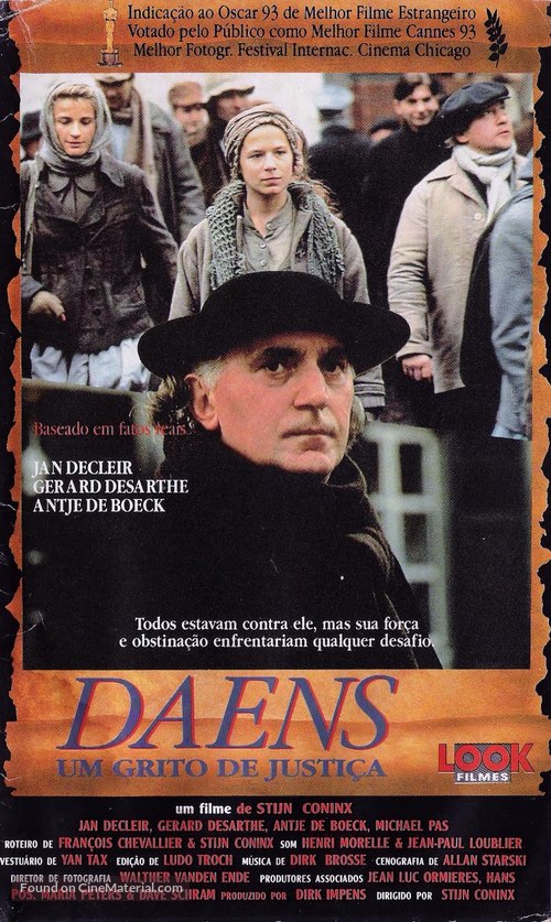 Daens - Portuguese VHS movie cover