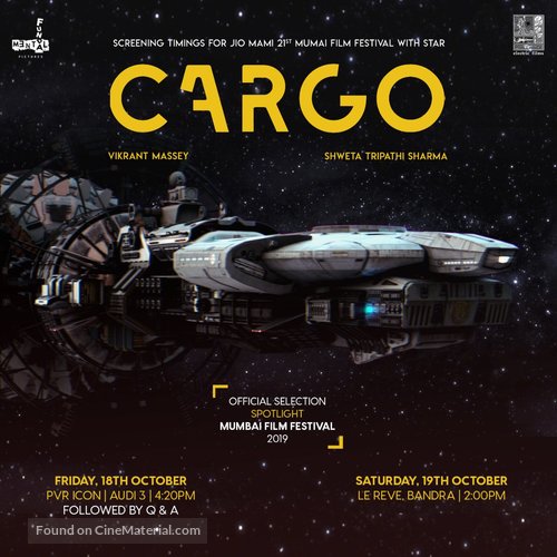 Cargo - Indian poster