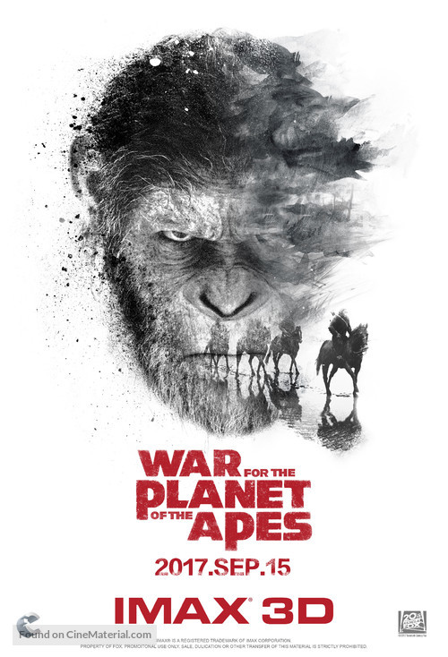 War for the Planet of the Apes - Movie Poster