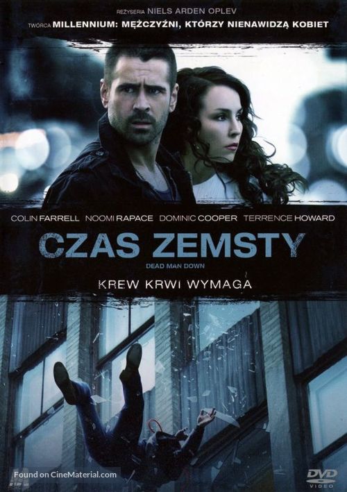 Dead Man Down - Polish DVD movie cover