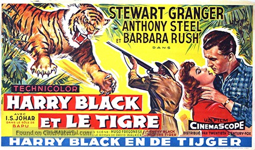 Harry Black - Belgian Movie Poster