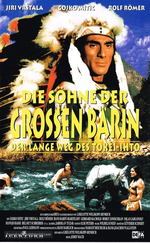 S&ouml;hne der gro&szlig;en B&auml;rin, Die - German VHS movie cover