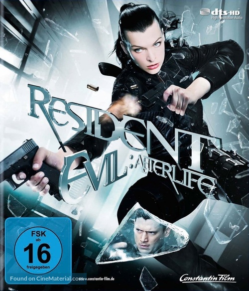 Resident Evil: Afterlife - German Blu-Ray movie cover