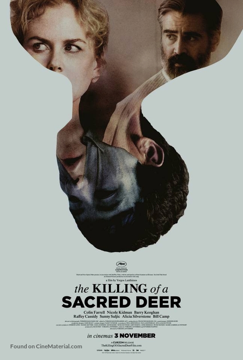 The Killing of a Sacred Deer - British Movie Poster