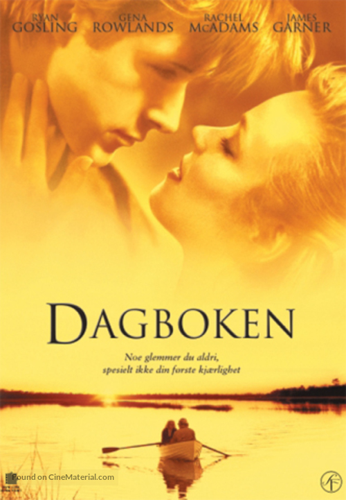 The Notebook - Norwegian DVD movie cover