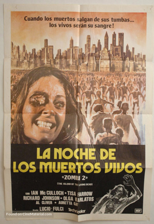 Zombi 2 - Chilean Movie Poster