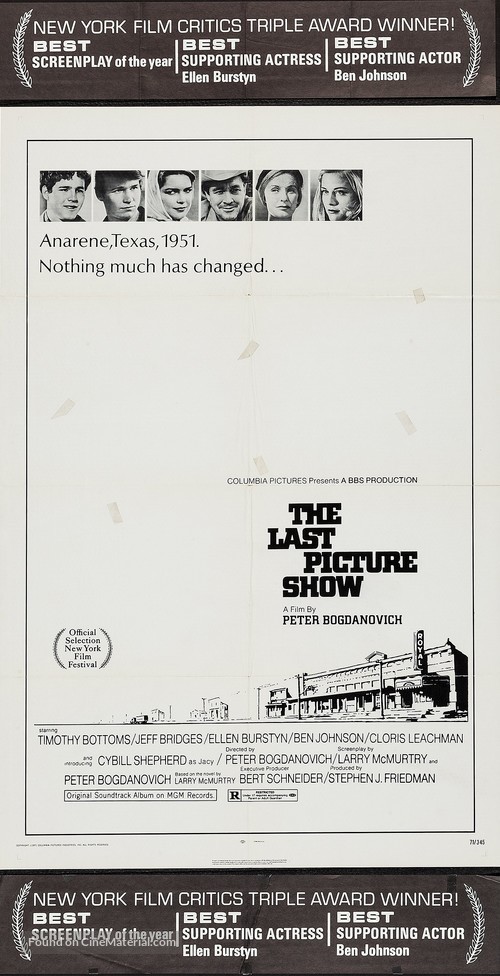 The Last Picture Show - Movie Poster