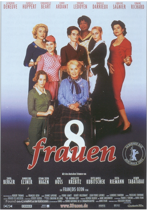 8 femmes - German Movie Poster