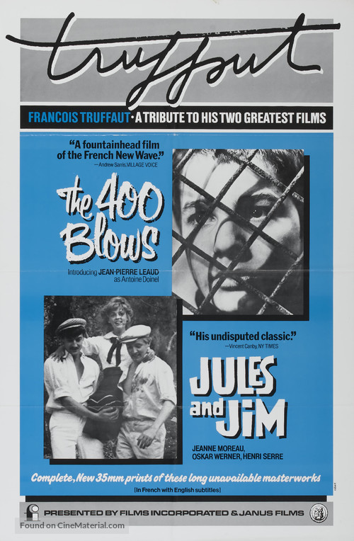 Jules Et Jim - Combo movie poster