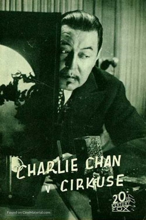 Charlie Chan at the Circus - Czech Movie Poster