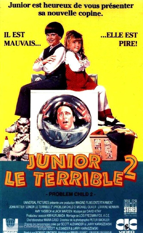 Problem Child 2 - French VHS movie cover