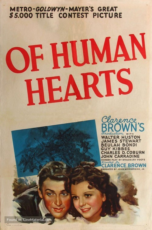 Of Human Hearts - Movie Poster