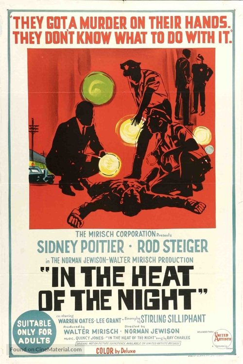 In the Heat of the Night - Australian Movie Poster
