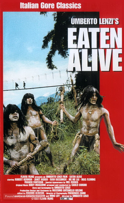 Mangiati vivi! - British Movie Cover