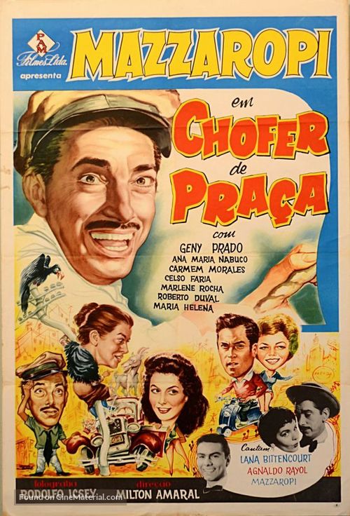 Chofer de Pra&ccedil;a - Brazilian Movie Poster