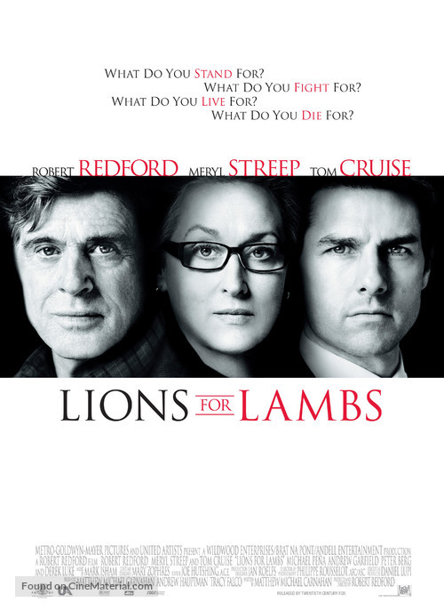 Lions for Lambs - Movie Poster