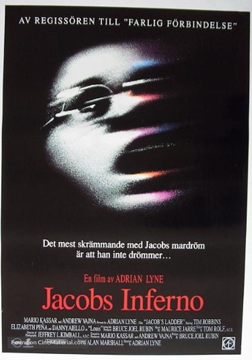 Jacob&#039;s Ladder - Swedish Movie Poster