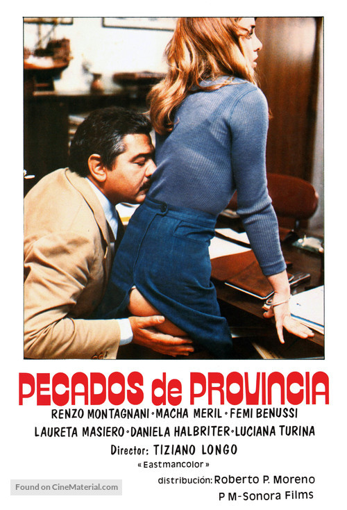 Peccatori di provincia - Spanish Movie Poster