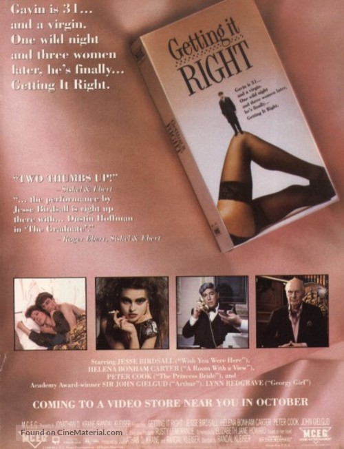 Getting It Right - Movie Poster