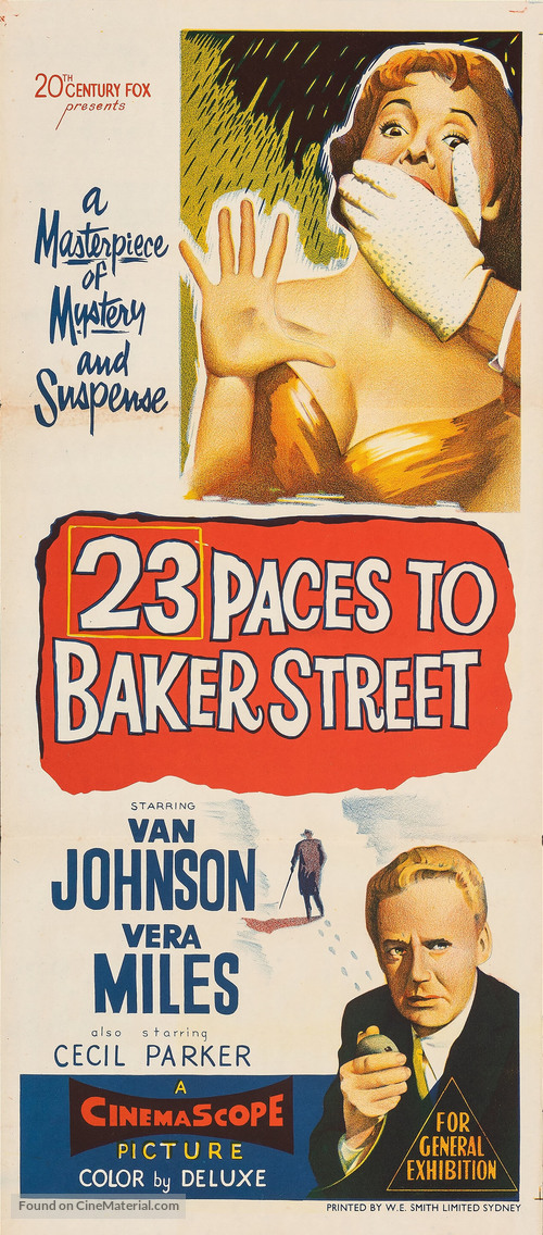 23 Paces to Baker Street - Australian Movie Poster