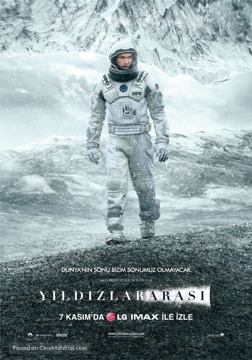 Interstellar - Turkish Movie Poster