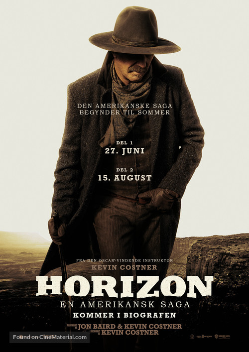 Horizon: An American Saga - Danish Movie Poster