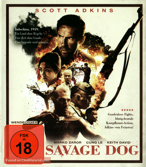 Savage Dog - German Blu-Ray movie cover