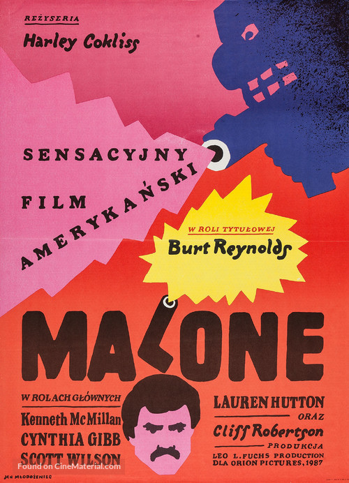 Malone - Polish Movie Poster