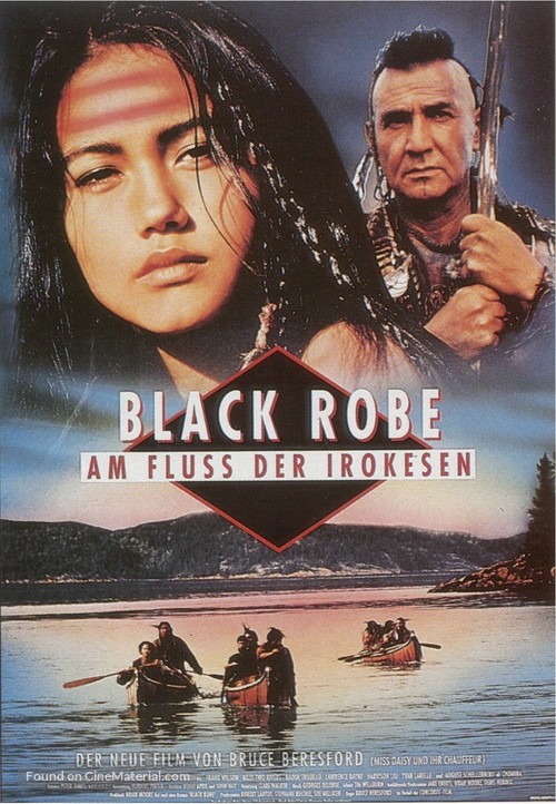 Black Robe - German Movie Poster