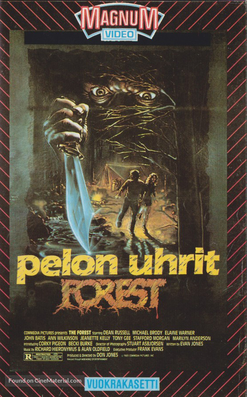 The Forest - Finnish VHS movie cover