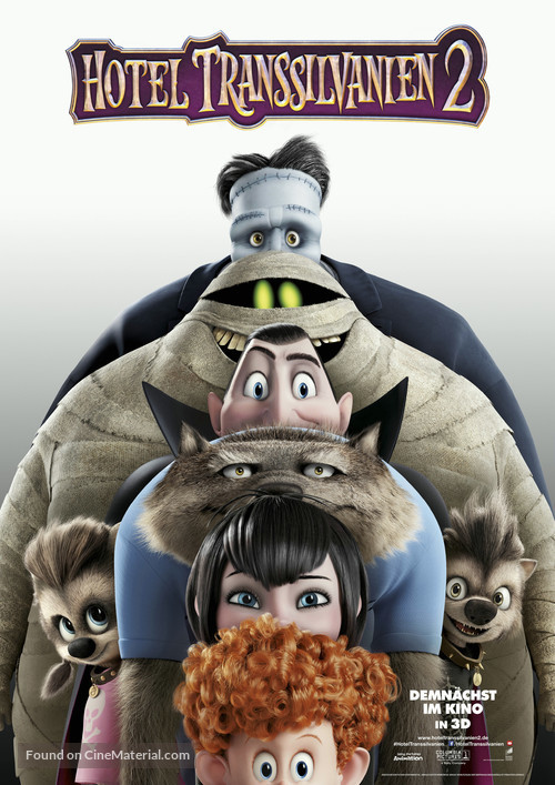 Hotel Transylvania 2 - German Movie Poster