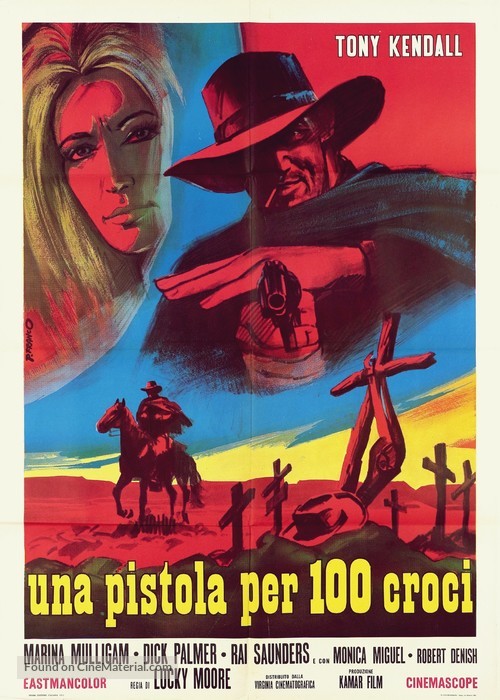 Una pistola per cento croci! - Italian Movie Poster