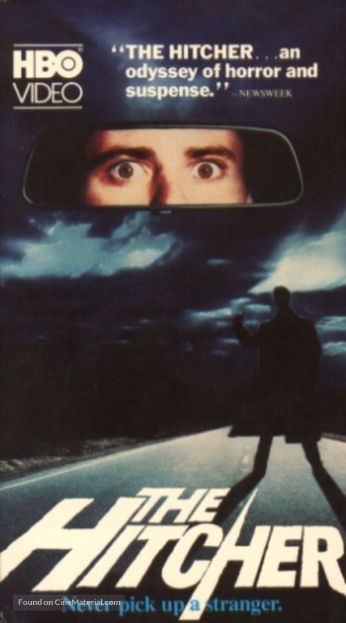 The Hitcher - VHS movie cover