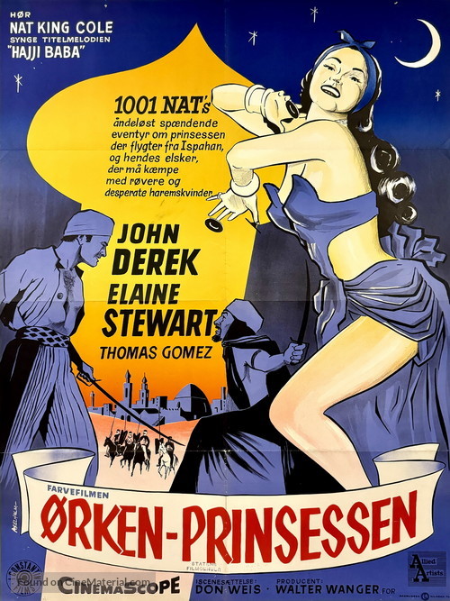 The Adventures of Hajji Baba - Danish Movie Poster